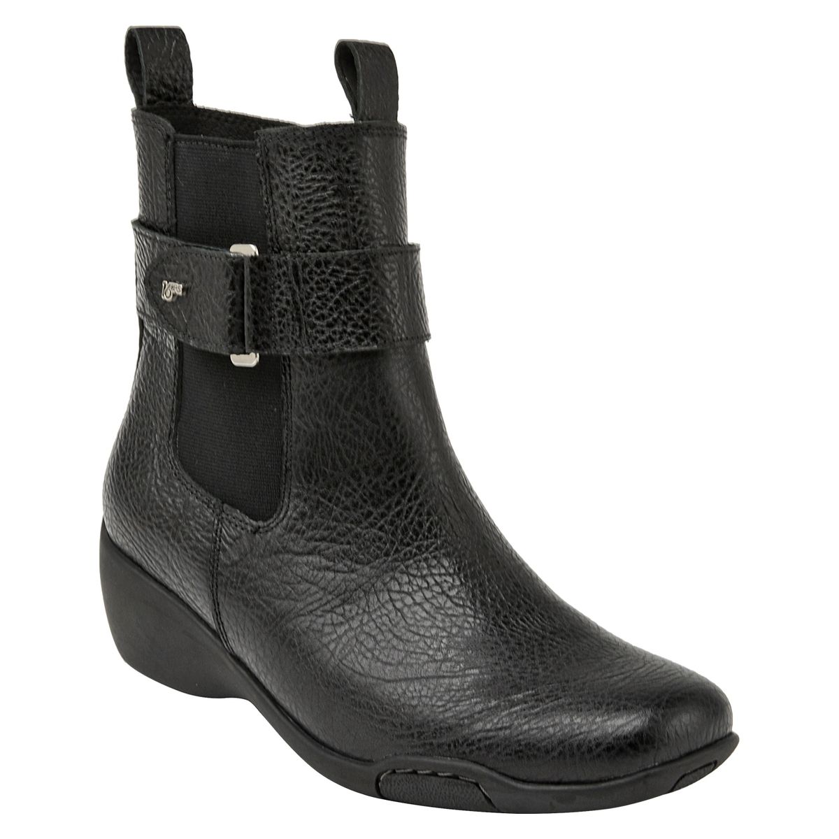 16 HRS - Botín Mujer Cuero Negro 16 Hrs