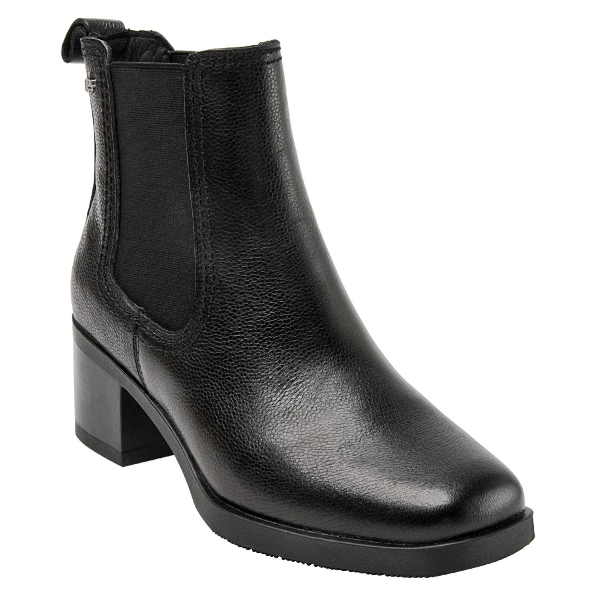 16 HRS - Botín Mujer Cuero Negro 16 Hrs