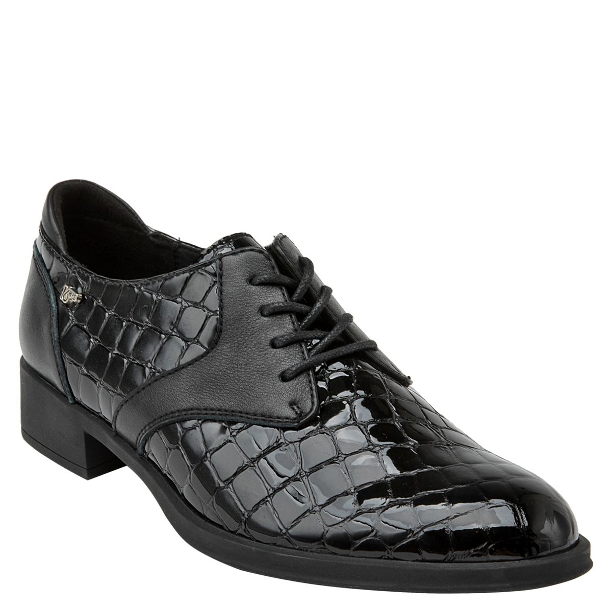 16 HRS - Mocasín Mujer Cuero Negro 16 Hrs