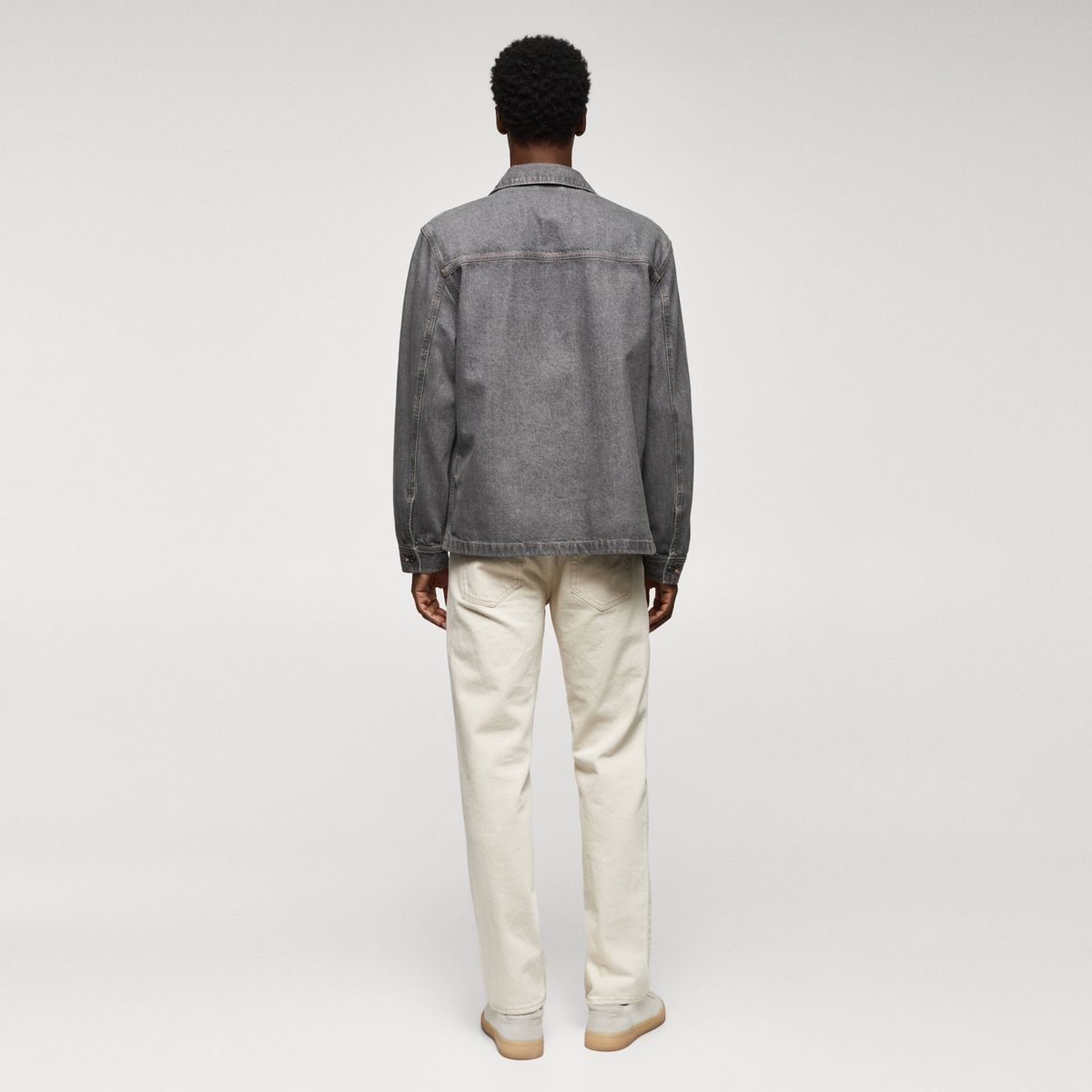 MANGO MAN - Sobrecamisa Tejana Algodón Bolsillos Hombre Mango Man