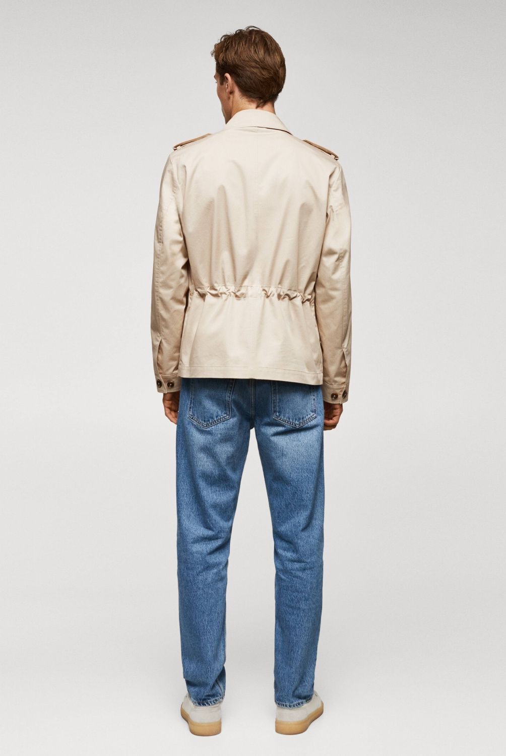 MANGO MAN - Chaqueta 100% Algodón Bolsillos Hombre Mango Man