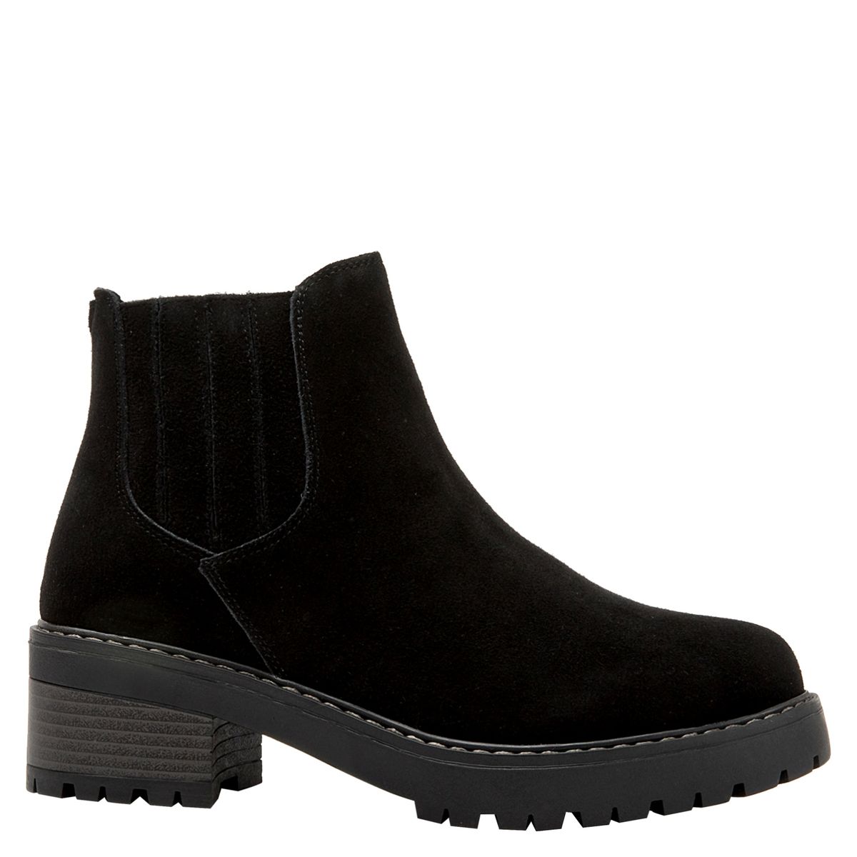 BRUNO ROSSI - Botín Mujer Cuero Negro Bruno Rossi