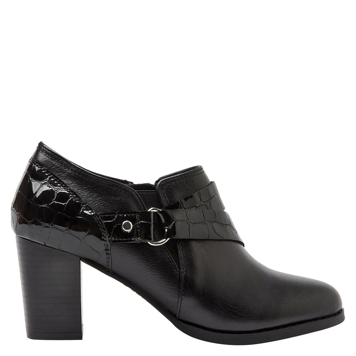 BRUNO ROSSI - Zapato Formal Mujer Cuero Negro Bruno Rossi