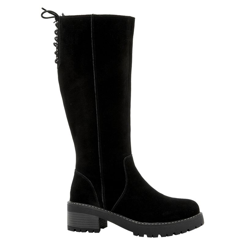 BRUNO ROSSI - Bota Mujer Cuero Negro Bruno Rossi