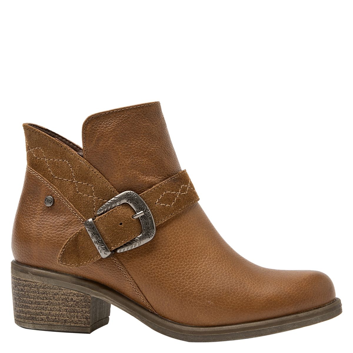 BRUNO ROSSI - Botín Mujer Cuero Camel Bruno Rossi