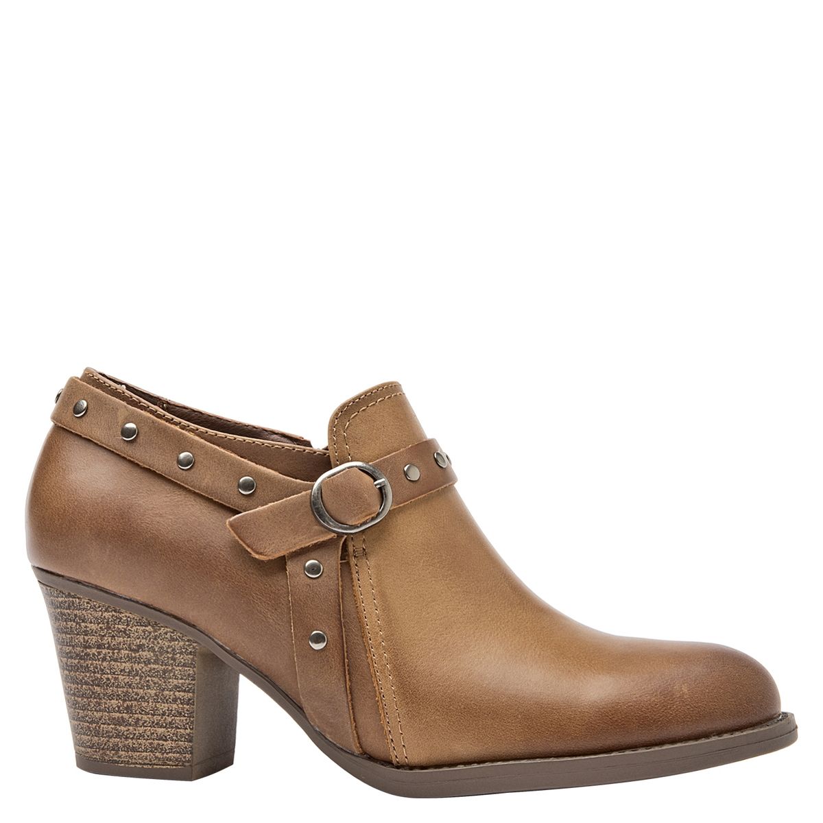 BRUNO ROSSI - Zapato Casual Mujer Cuero Café Bruno Rossi