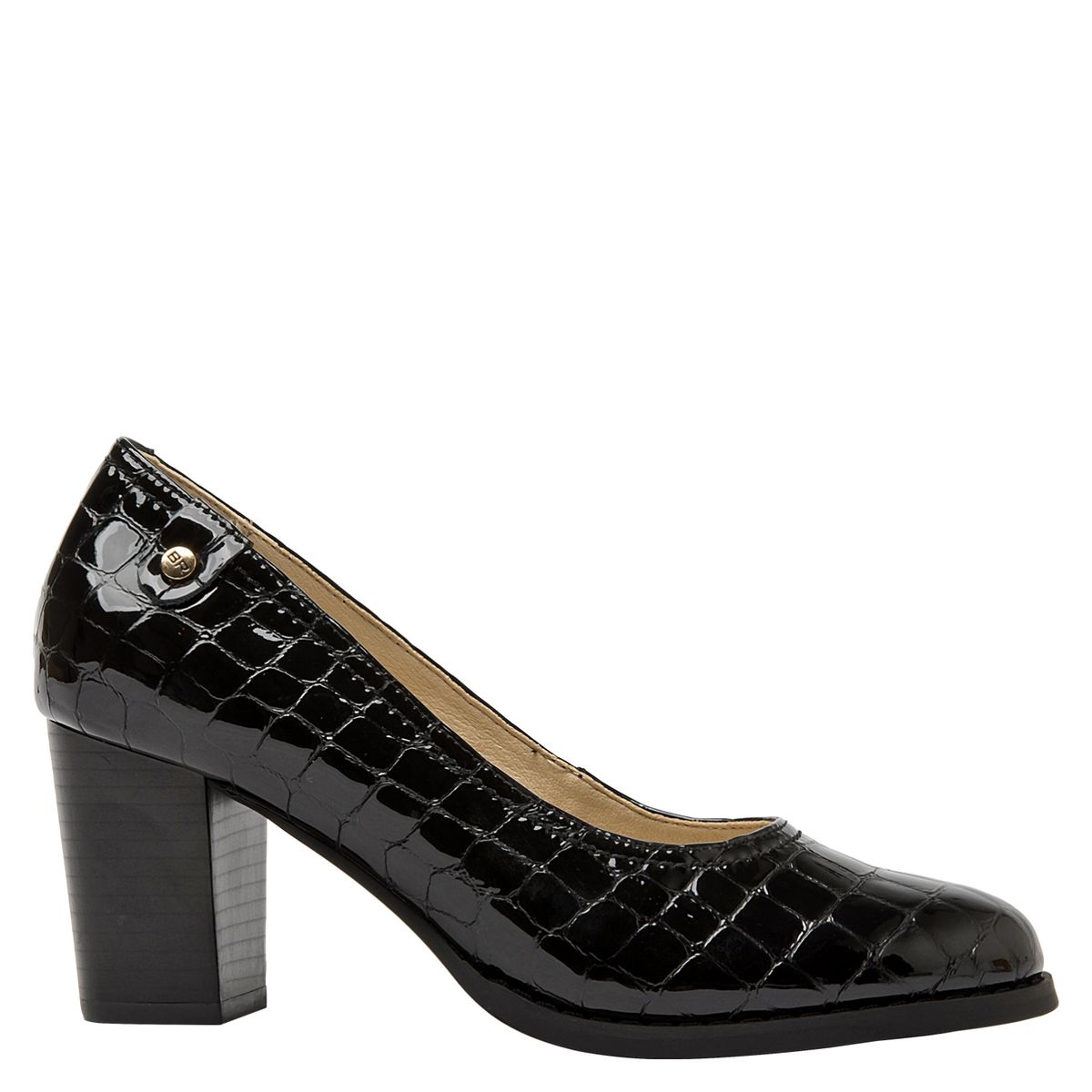 BRUNO ROSSI - Zapato Formal Mujer Cuero Negro Bruno Rossi