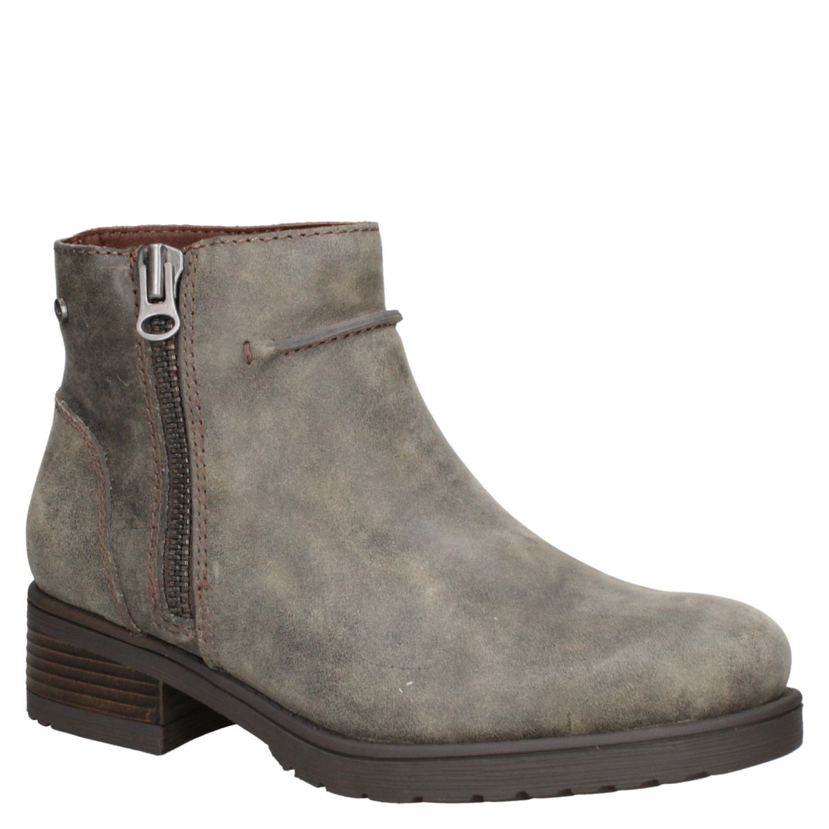 BRUNO ROSSI - Botín Mujer Cuero Café Bruno Rossi