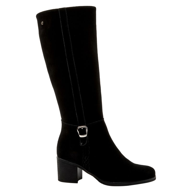 BRUNO ROSSI - Bota Mujer Cuero Negro Bruno Rossi