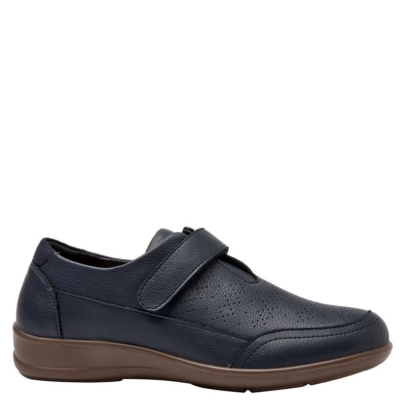 BRUNO ROSSI - Zapato Casual Mujer Cuero Azul Bruno Rossi