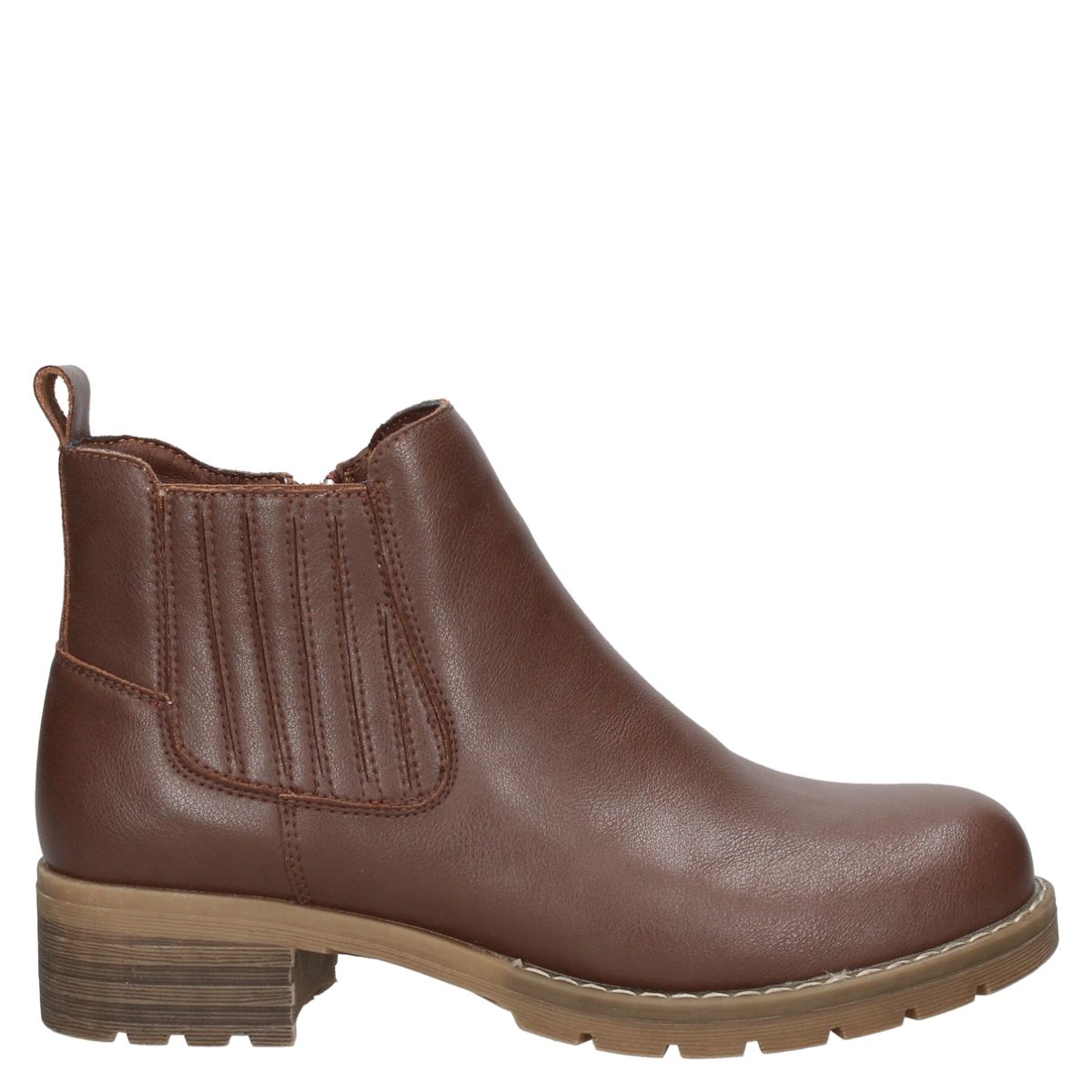 BRUNO ROSSI - Botín Mujer Cuero Café Bruno Rossi