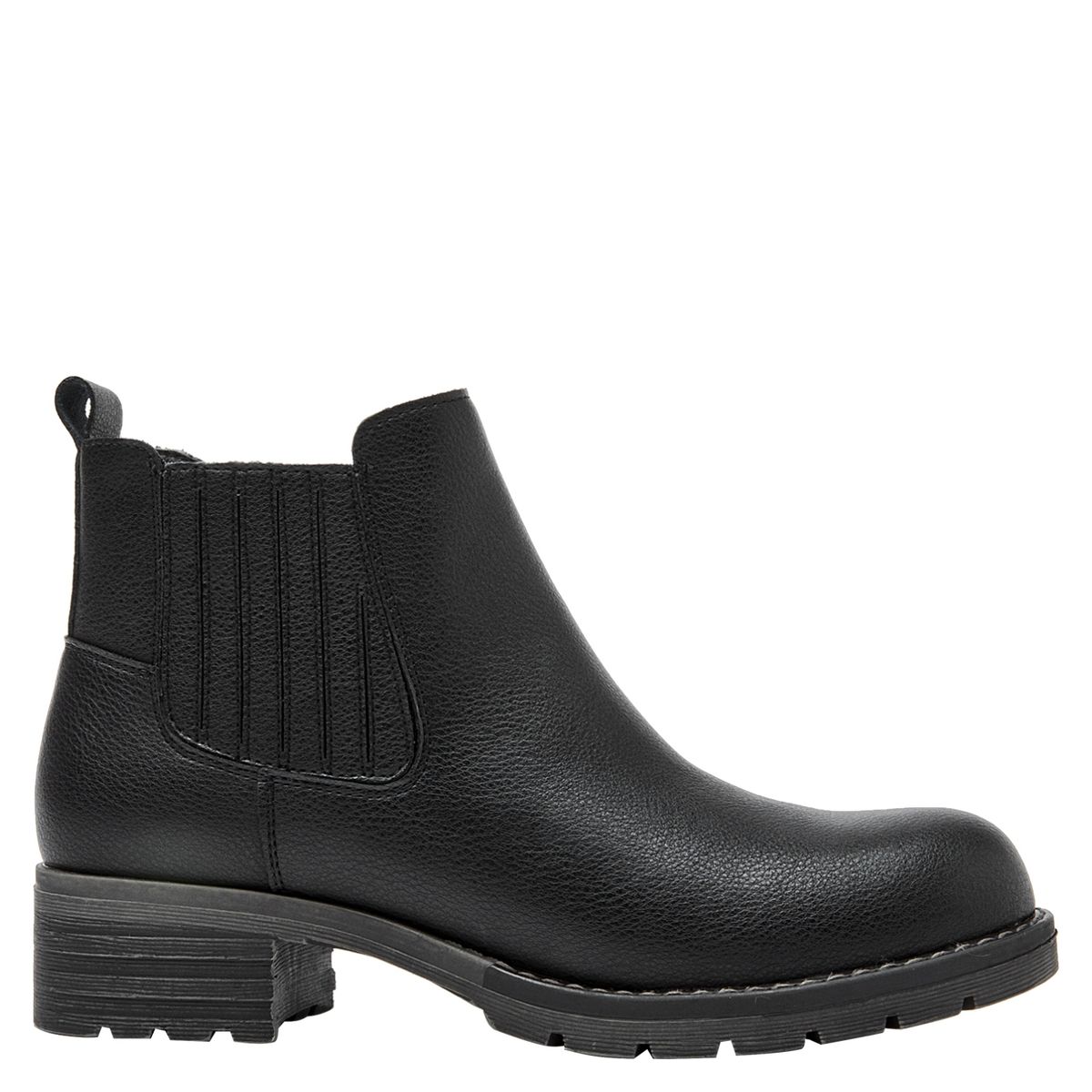 BRUNO ROSSI - Botín Mujer Cuero Negro Bruno Rossi