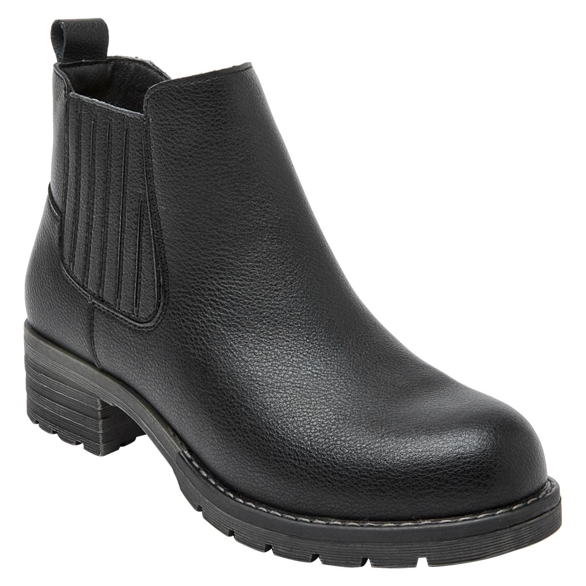 BRUNO ROSSI - Botín Mujer Cuero Negro Bruno Rossi