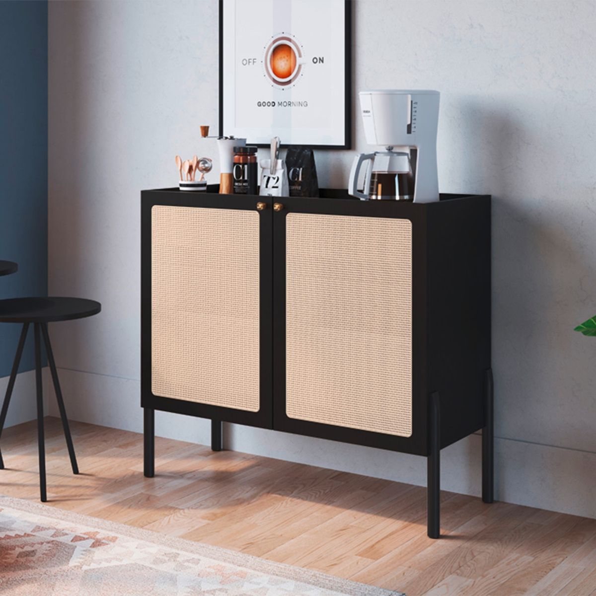 DECOCASA - Bar 27928E Oslo Negro Decocasa