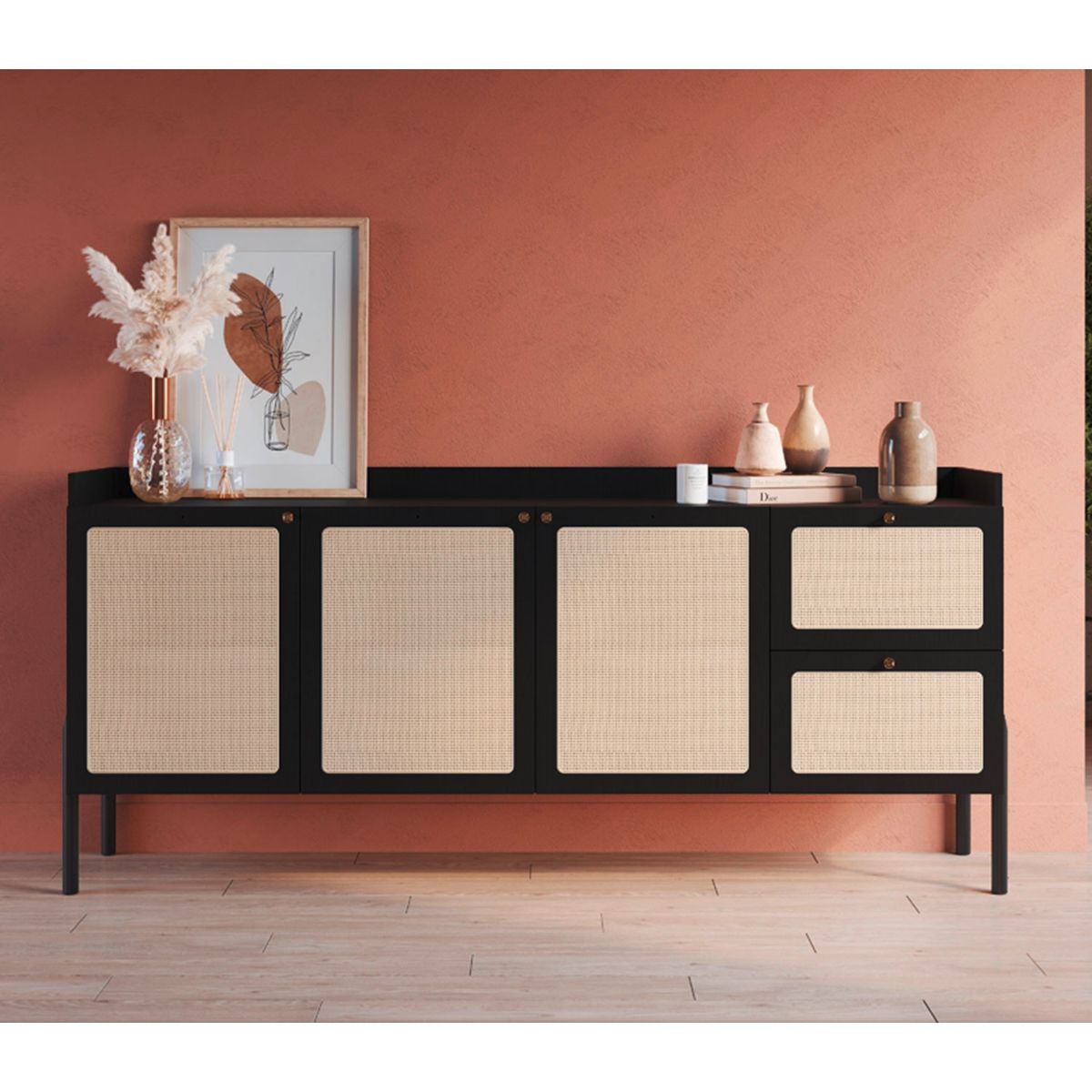 DECOCASA - Buffets 2793 5 E Oslo Negro Decocasa