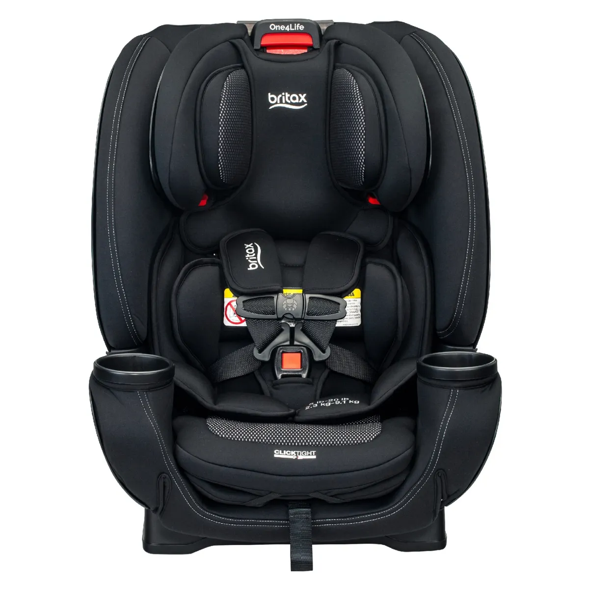 BRITAX - Silla de Auto Bebe Convertible One4Life Cool Flow Carbon Britax