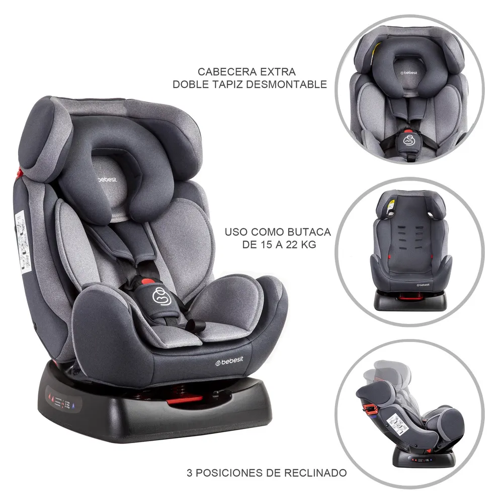 Bebesit Orbit LX 1029 Gris, foto 7