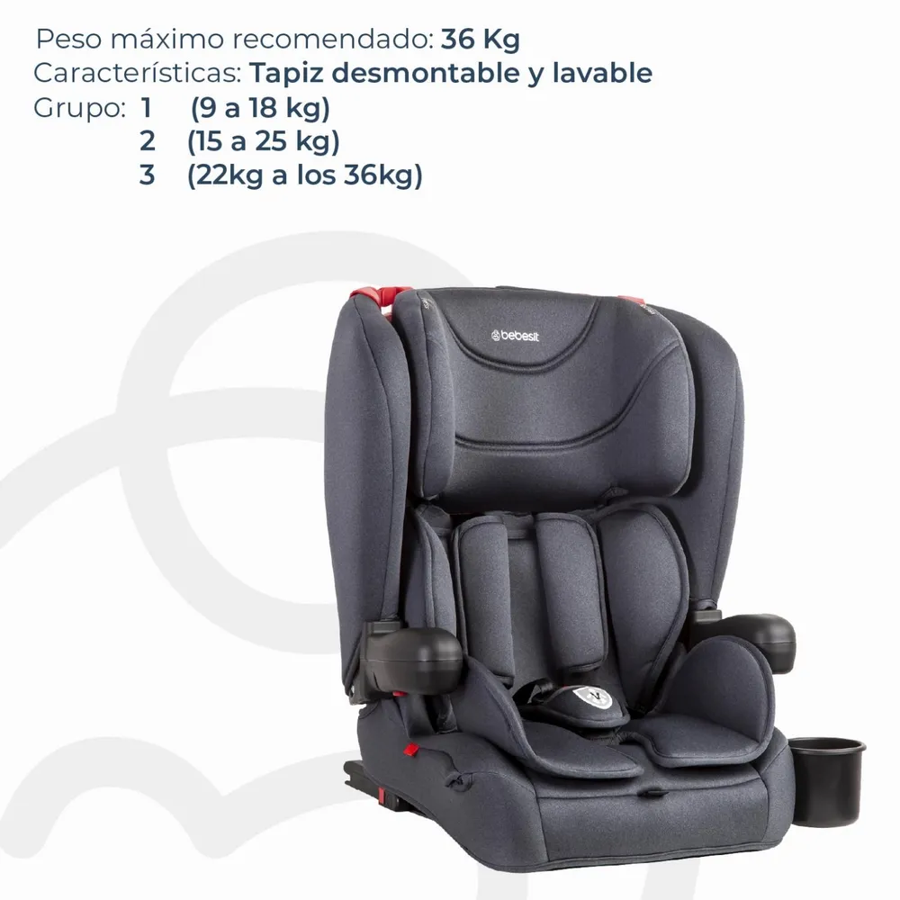 Bebesit Smartfix 8784 Negro, foto 3