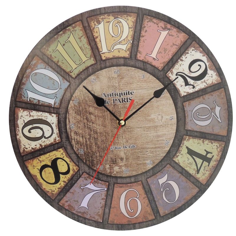 RONDA - Reloj Madera Colorida Ronda