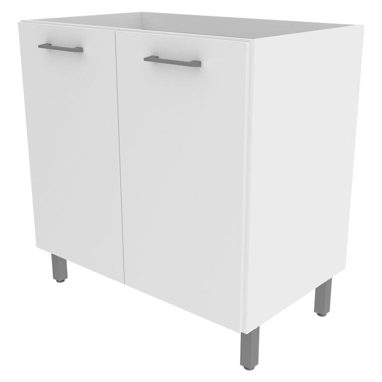 Mueble Base Para Lavaplatos 2 Puertas Blanco Espesor 15Mm Tecnomobil