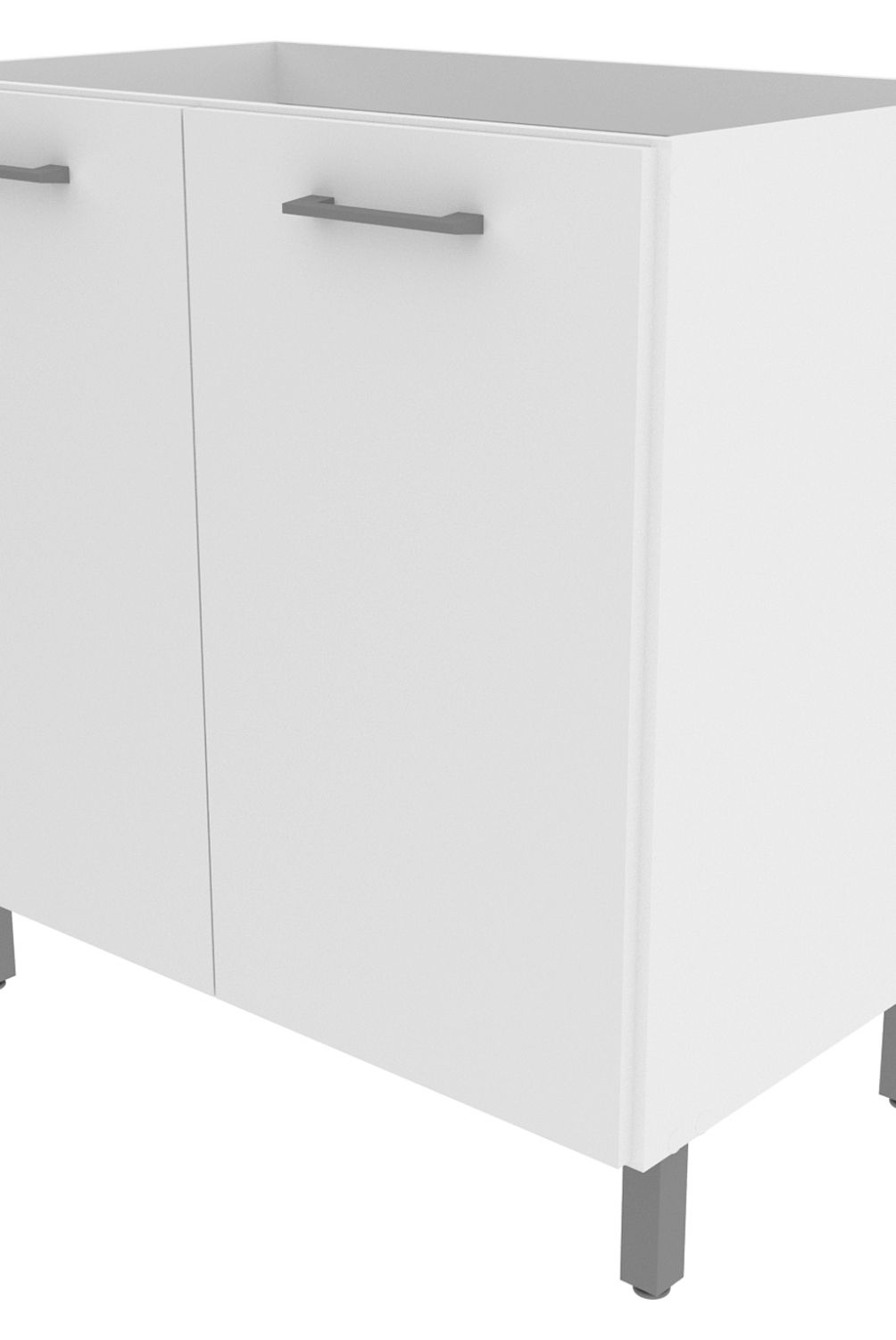 TECNOMOBILI - Mueble Base Para Lavaplatos 2 Puertas Blanco Espesor 15Mm Tecnomobil