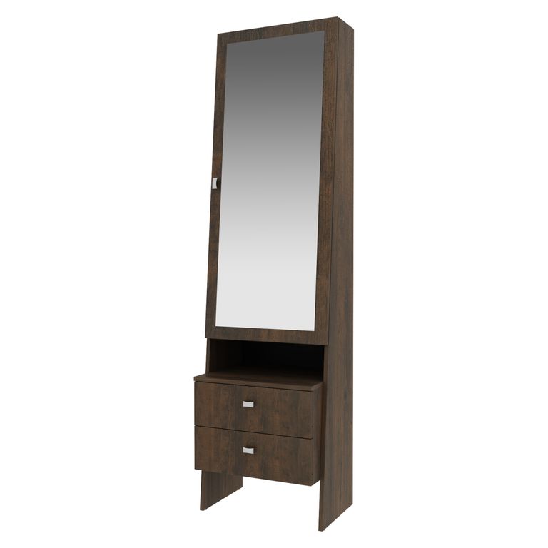 Tocador Con 5 Cajones Y Una Puerta - 90 X 40 X 73,5 Cm - Madera MDF Blanco 92185512