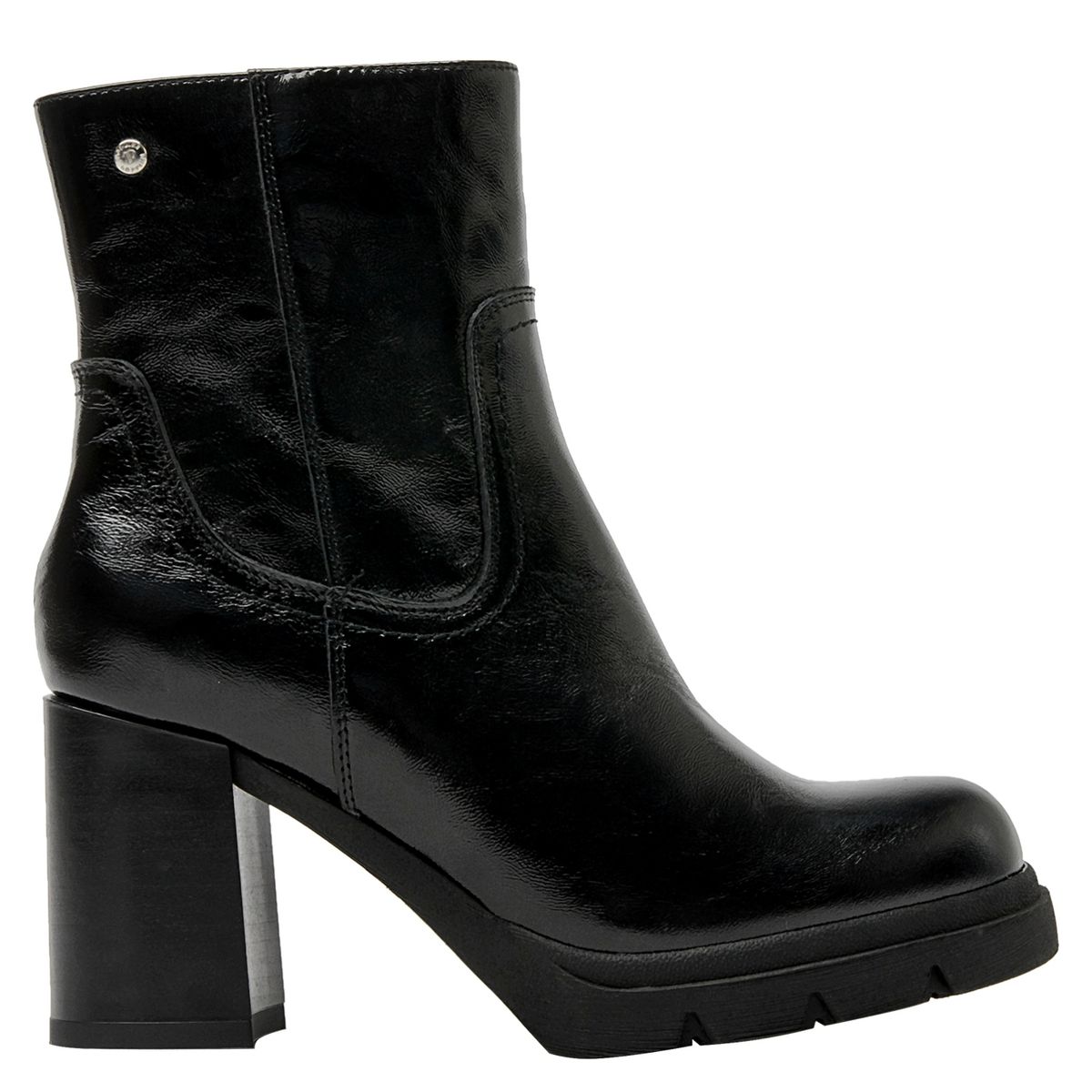 POLLINI - Botín Mujer Cuero Negro Pollini