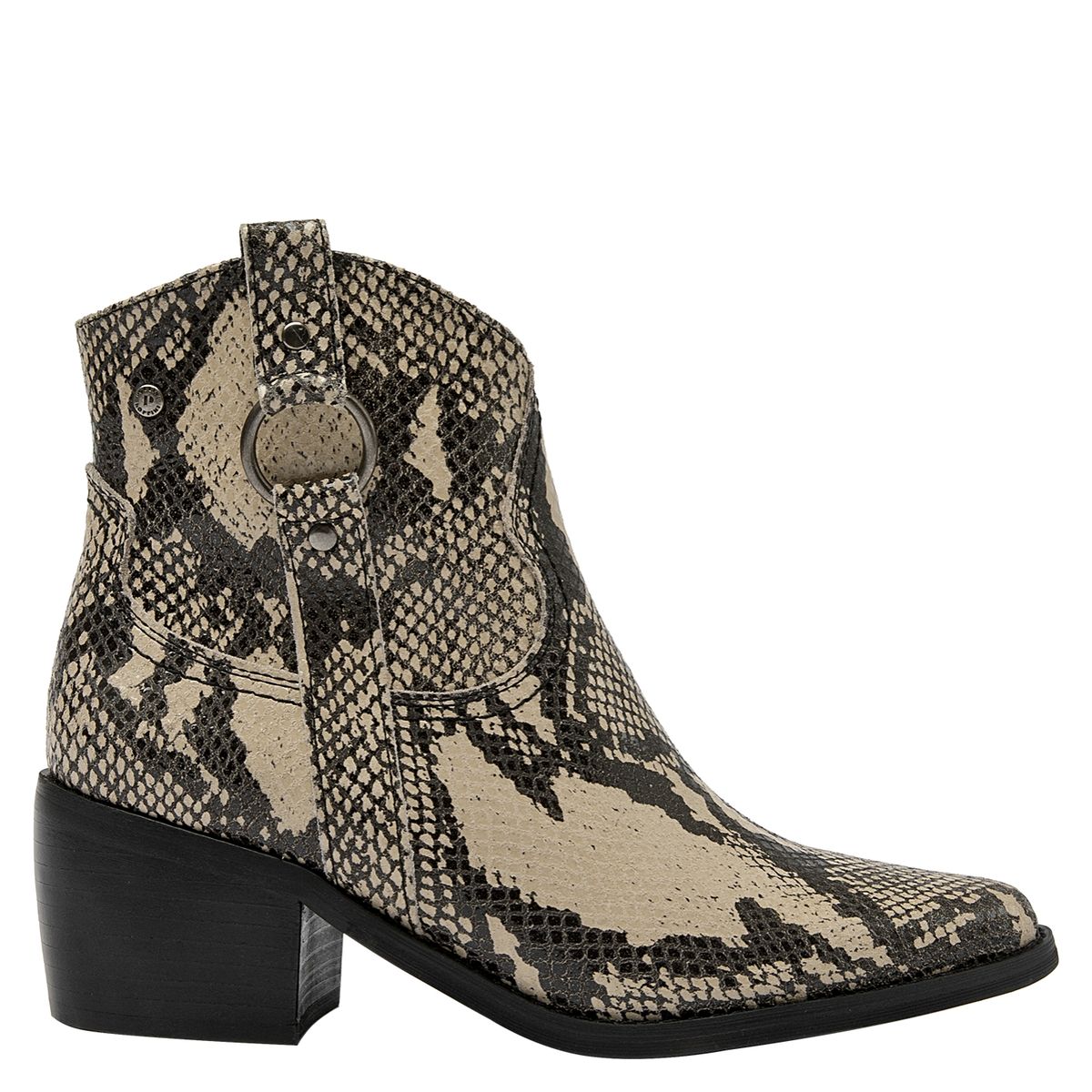 POLLINI - Botín Mujer Cuero Café Pollini