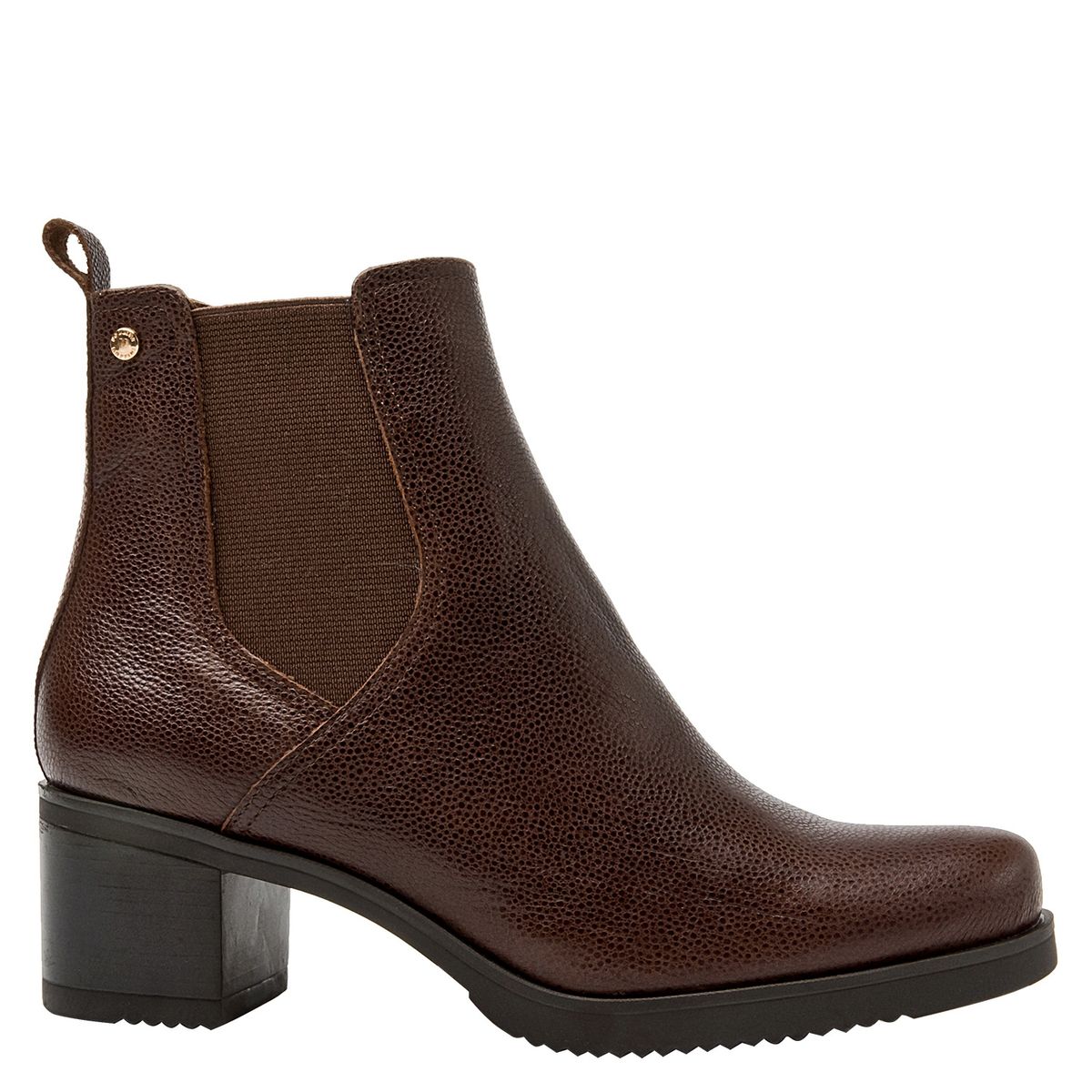 POLLINI - Botín Mujer Cuero Café Pollini