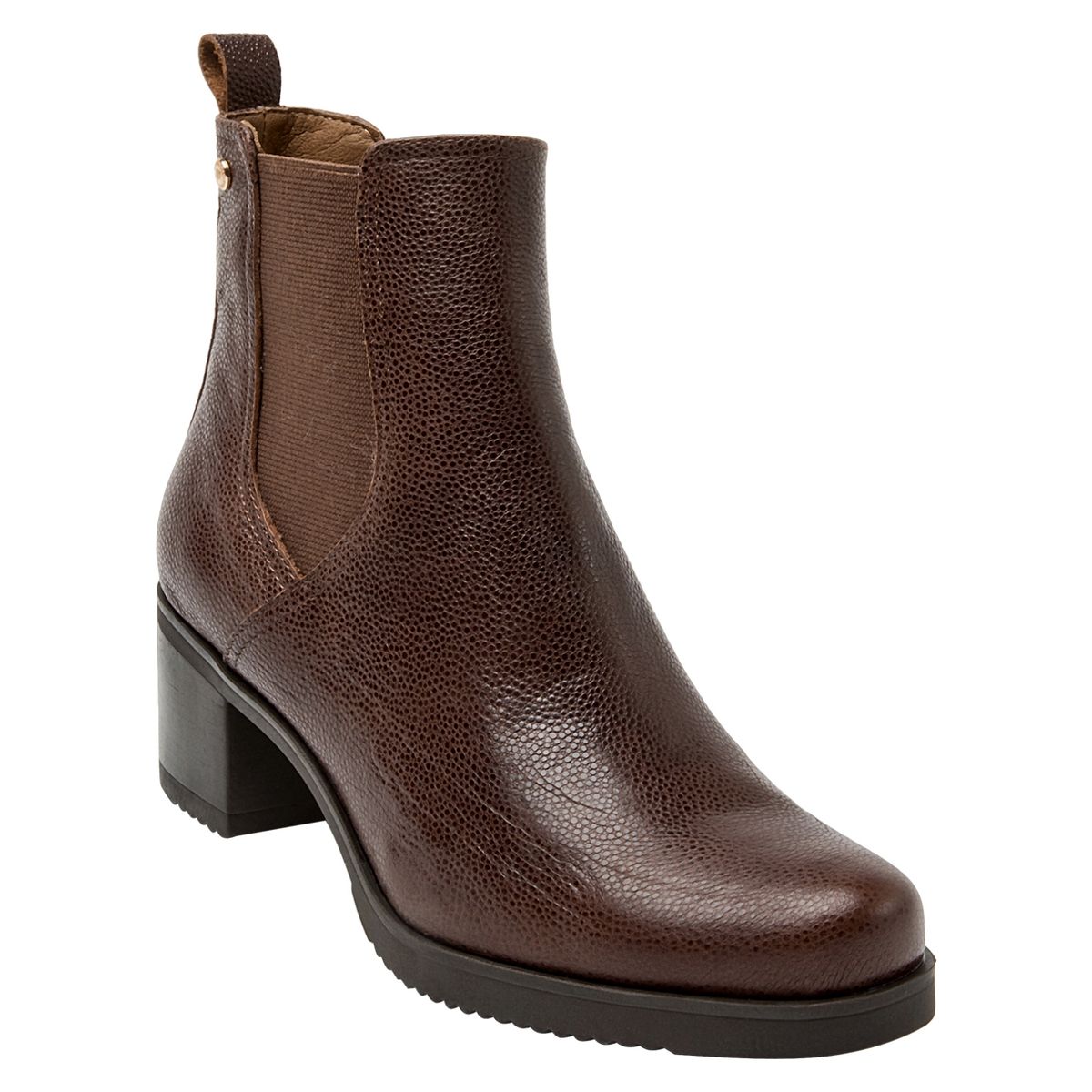 POLLINI - Botín Mujer Cuero Café Pollini