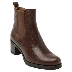POLLINI - Botín Mujer Cuero Café