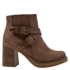 POLLINI - Botín Mujer Cuero Café