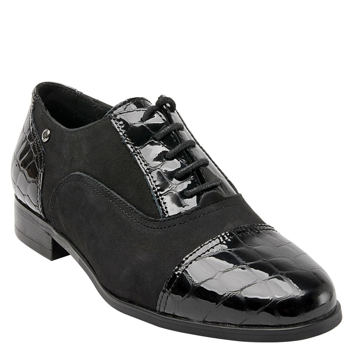 POLLINI - Mocasín Mujer Cuero Negro Pollini