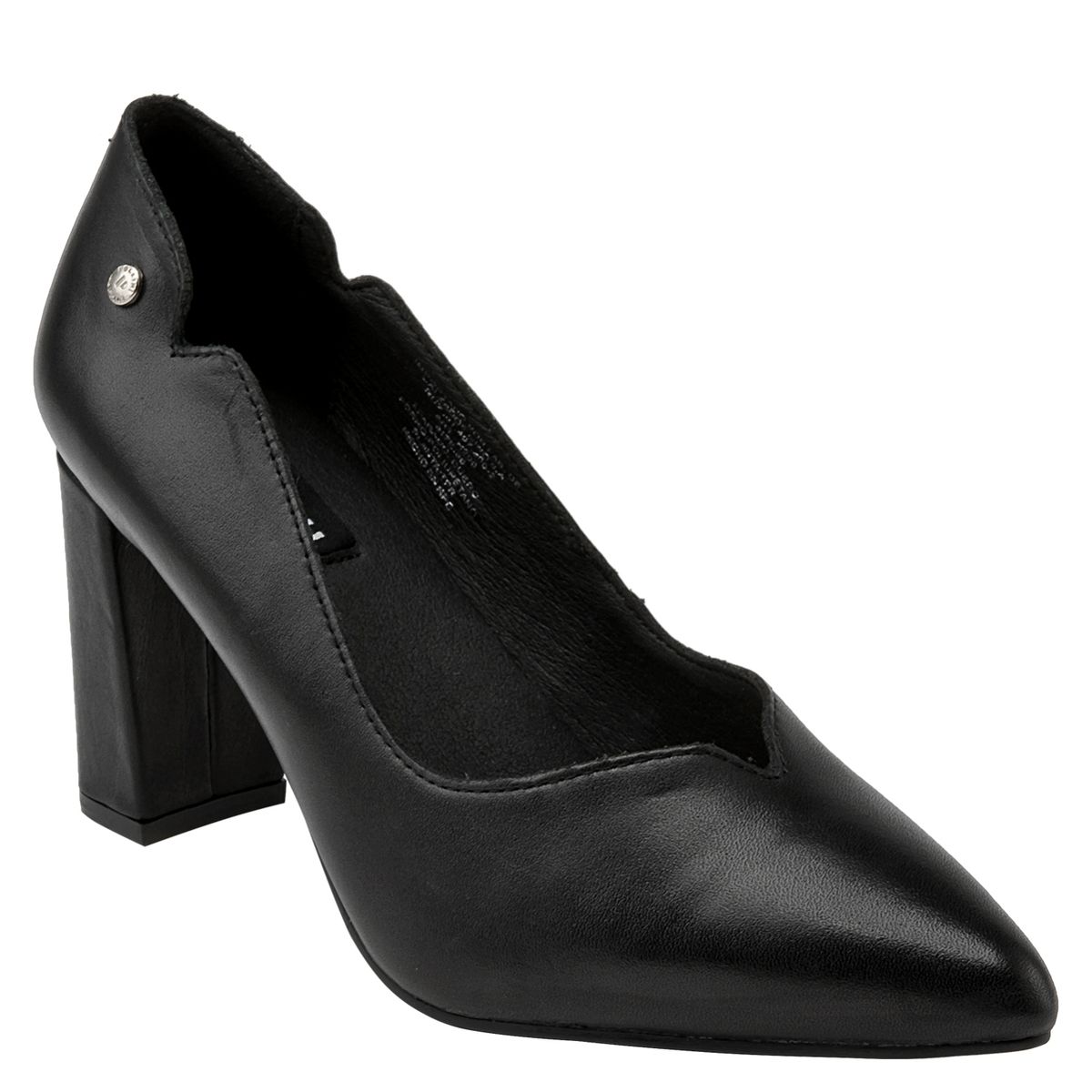 POLLINI - Zapato Formal Mujer Cuero Negro Pollini