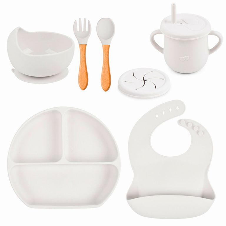 KIDSCOOL Set De Alimentación Baby En Silicona 6 Piezas