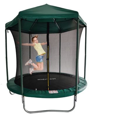 Imagen 2 del producto Cama Elástica Verde C/Techo 8 Pies