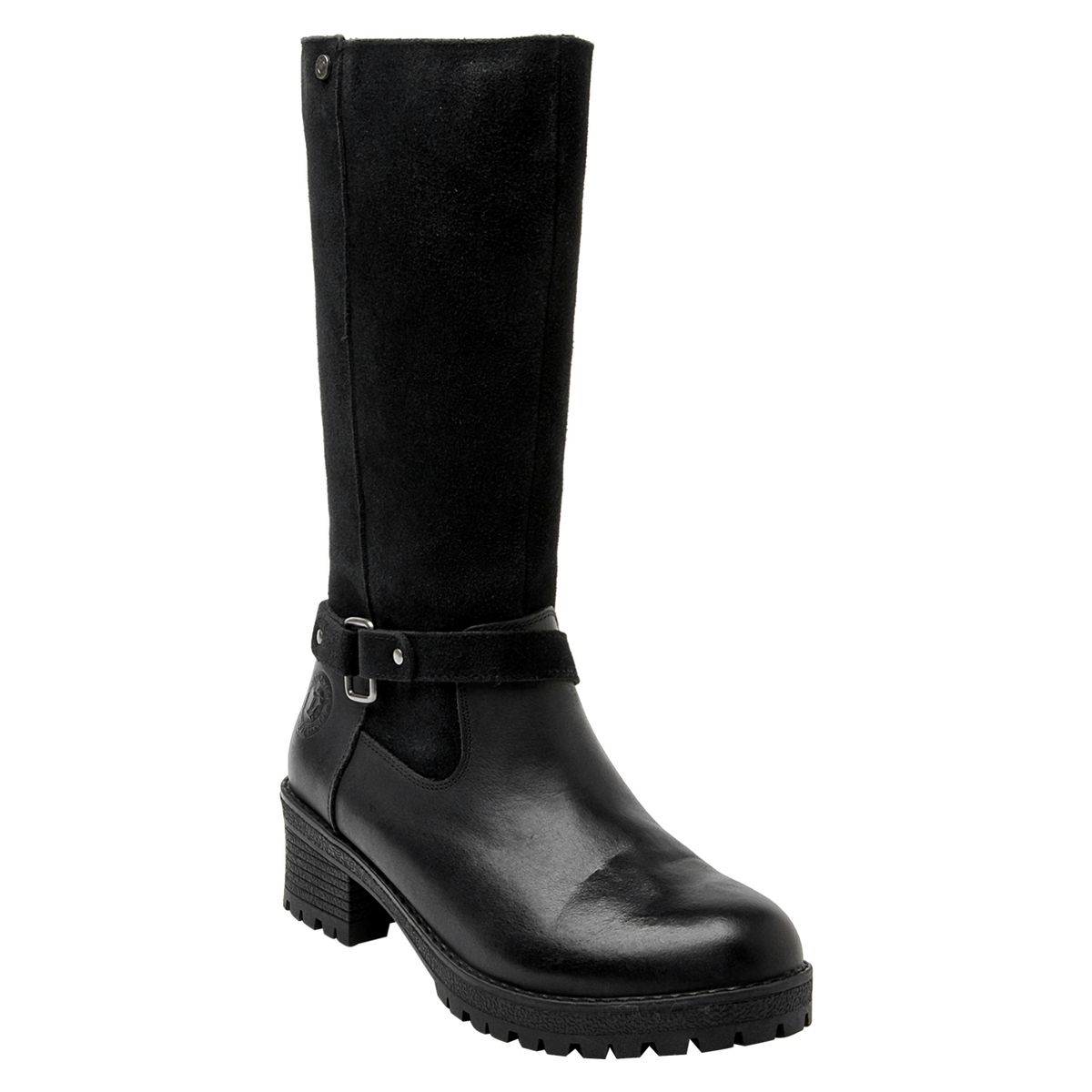 PANAMA JACK - Bota Mujer Cuero Negro Panama Jack