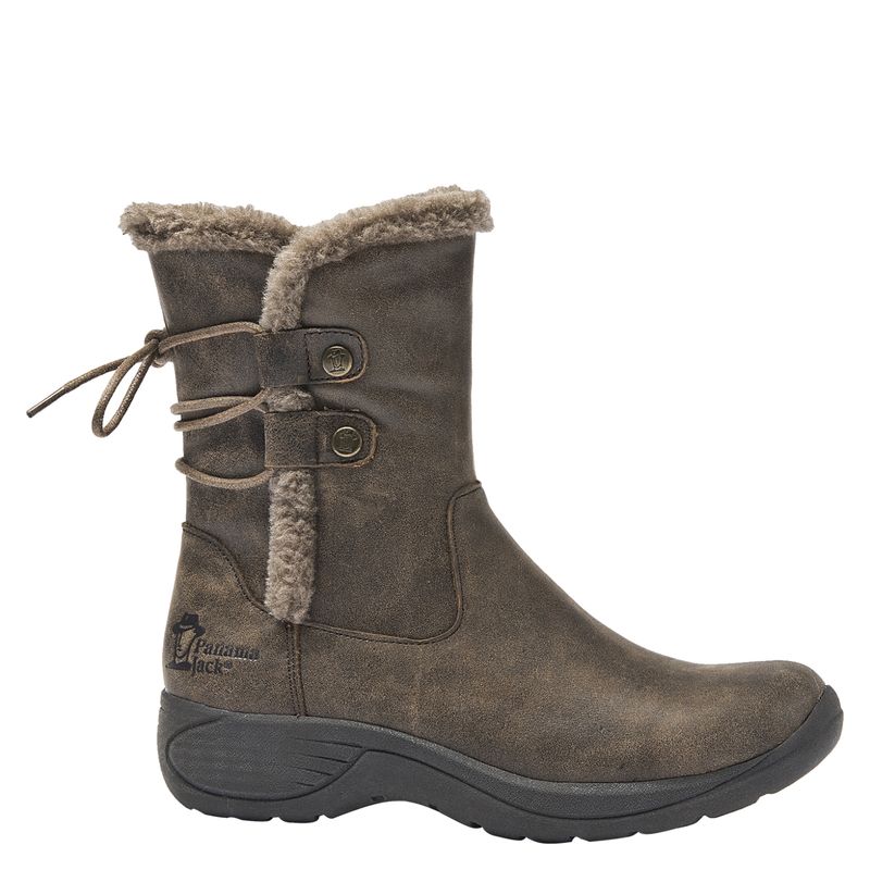 PANAMA JACK - Bota Mujer Cuero Café Panama Jack