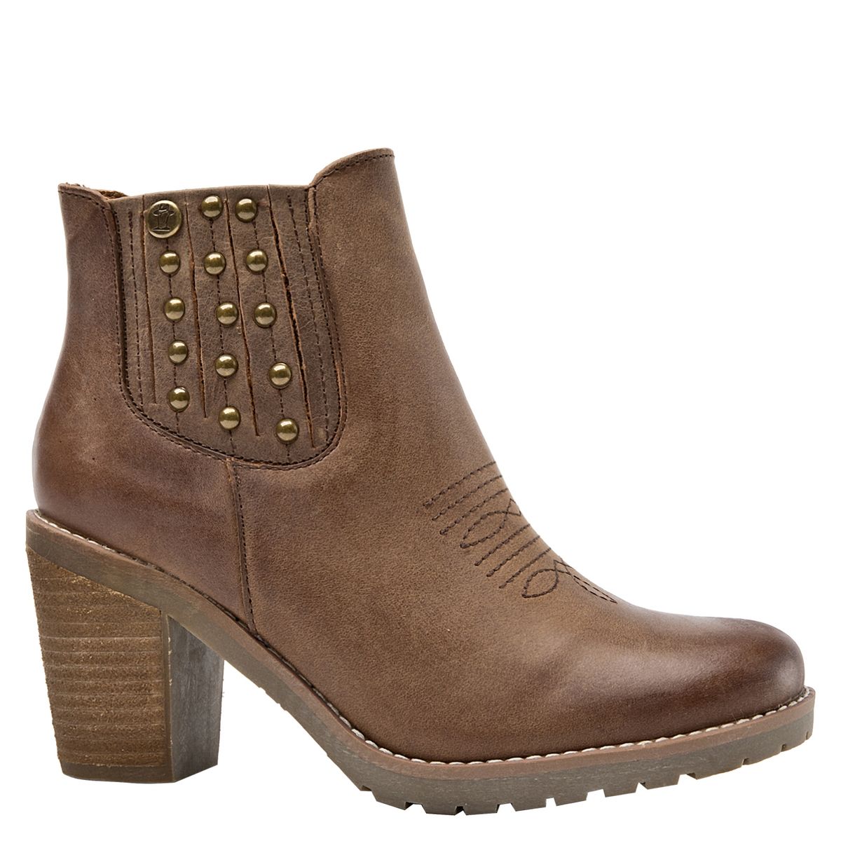 PANAMA JACK - Botín Mujer Cuero Café Panama Jack