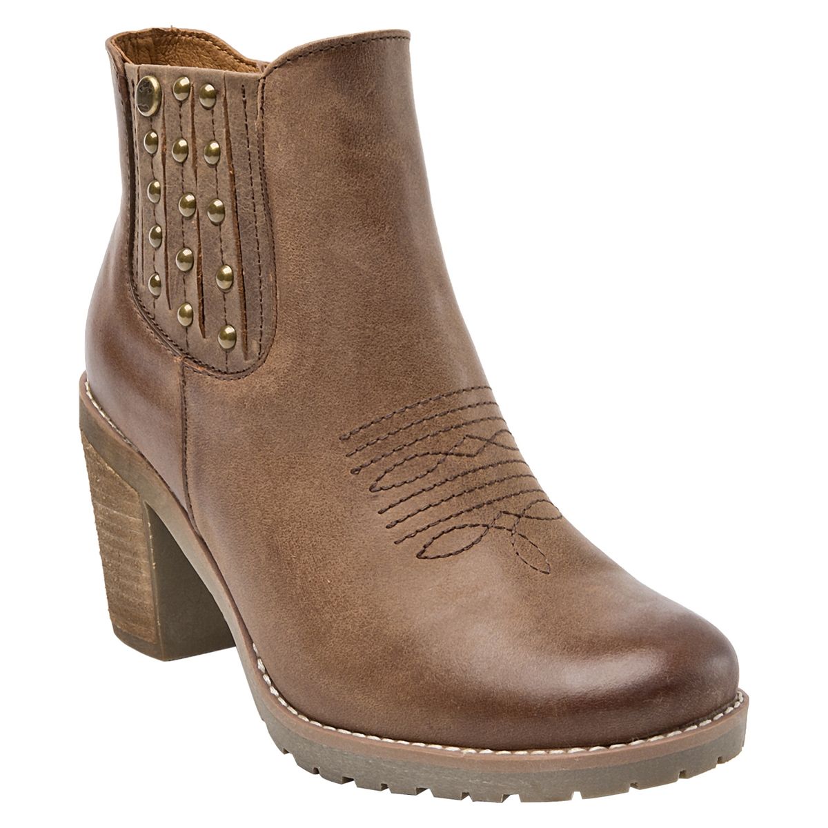 PANAMA JACK - Botín Mujer Cuero Café Panama Jack