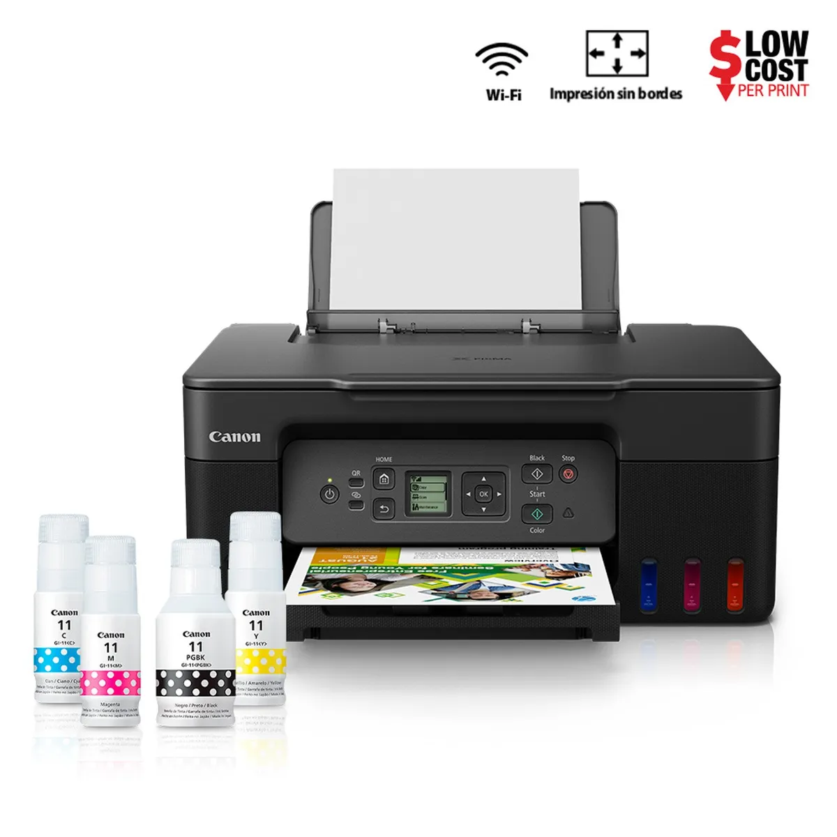 CANON - Impresoras Multifunción G-3170 Wifi Negra Canon