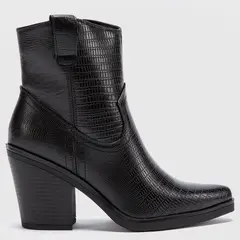 CALL IT SPRING - Bota Vaquera Mujer Negro