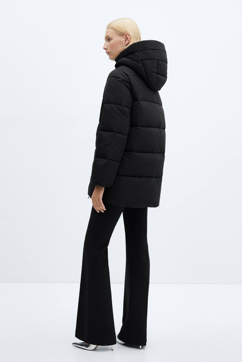 MANGO - Parka Acolchado Capucha Mujer Mango
