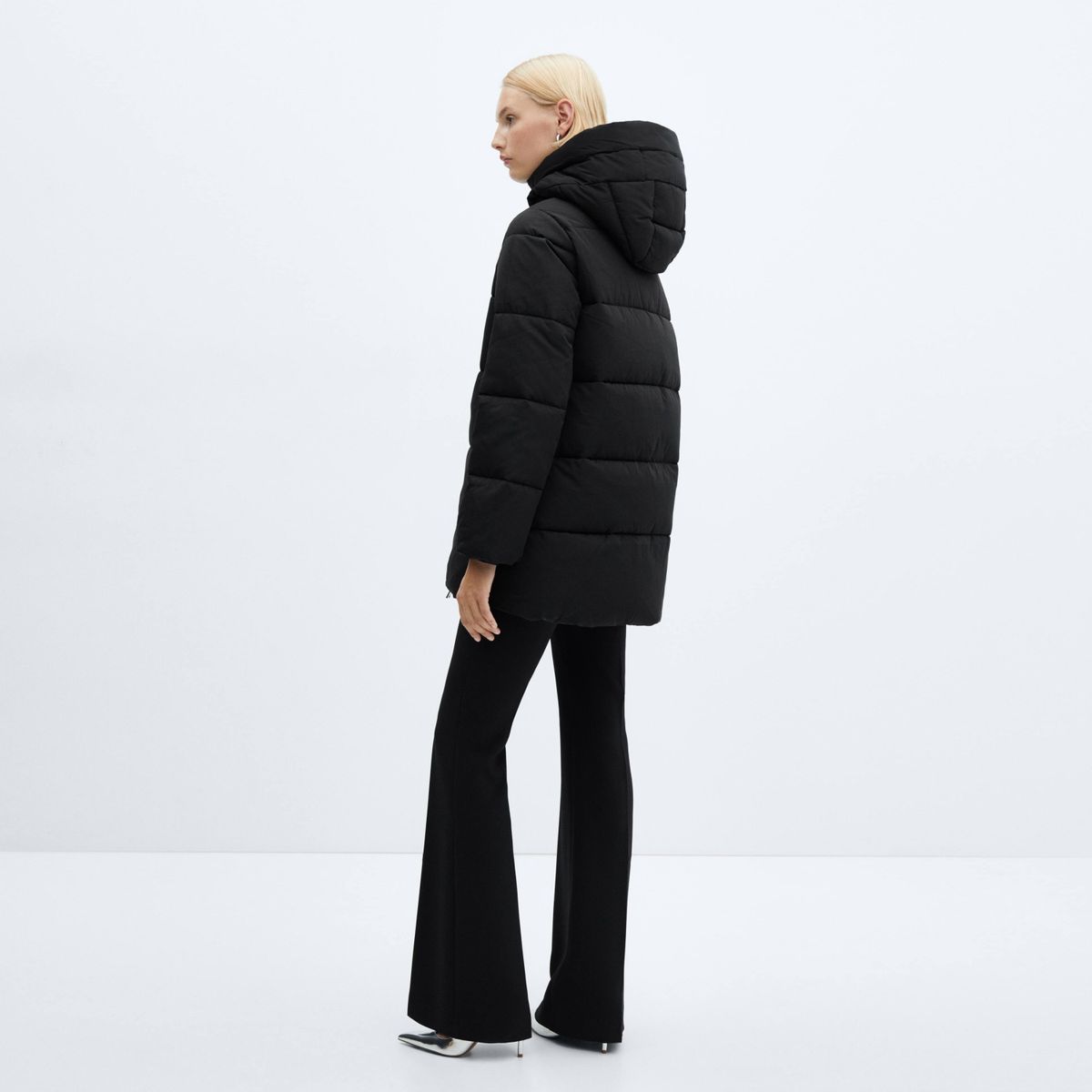 MANGO - Parka Acolchado Capucha Mujer Mango