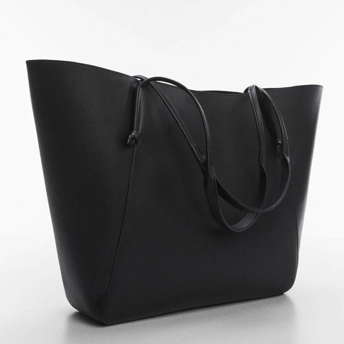 MANGO - Cartera Shopper Asa Nudos Mujer Mango