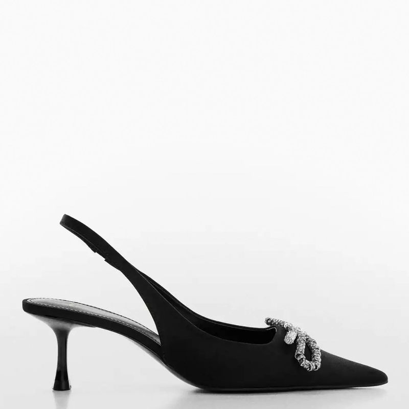 MANGO - Ballerina Mujer Negro Mango