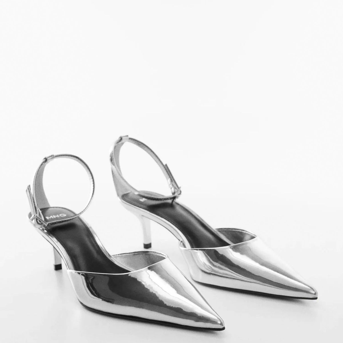 MANGO - Ballerina Mujer Plateado Mango