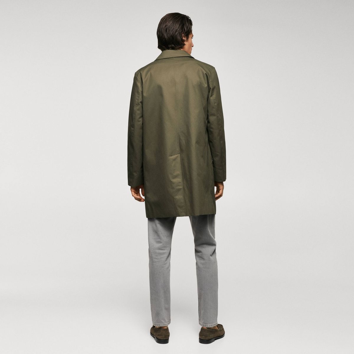 MANGO MAN - Parka Algodón Water Repellent Mango Man