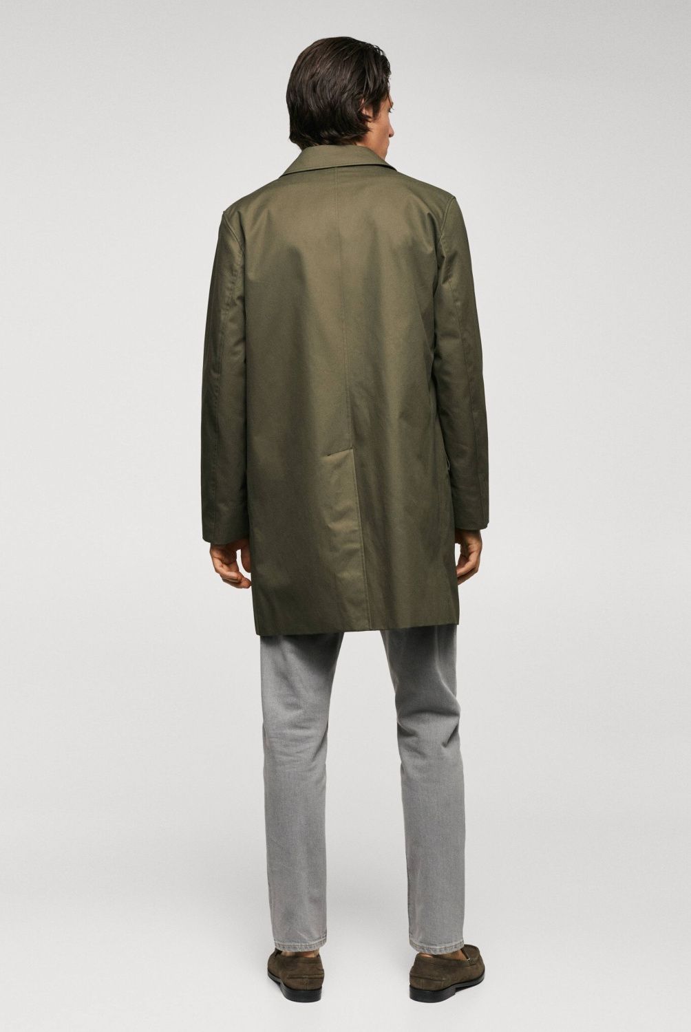 MANGO MAN - Parka Algodón Water Repellent Mango Man