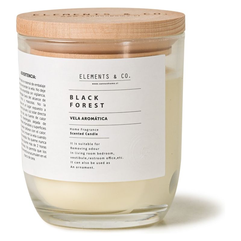 ELEMENTS & CO - Velas Aromática Black 180 G Cannon-Elements And Co